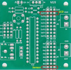 M28 PICAXE connection